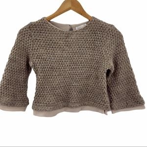 Patachou‎ crocheted sweater 10 year